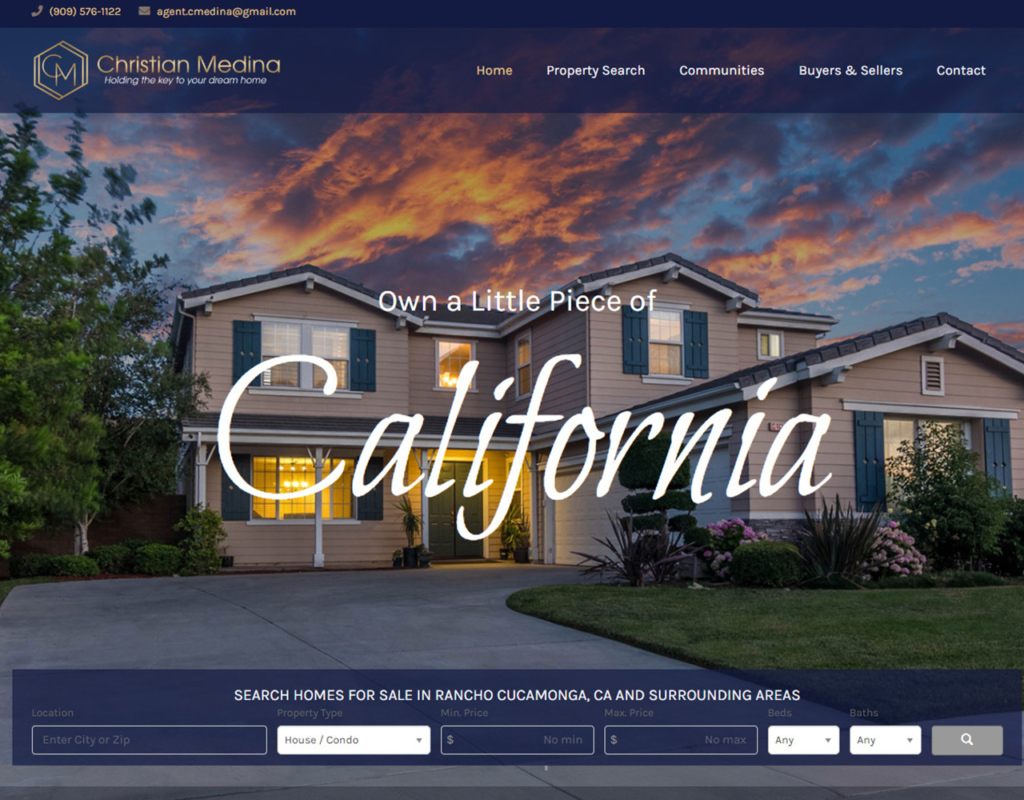 California Realtor Website